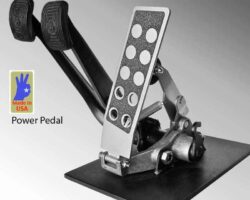 Power Pedal - Flat Pedal, Silver Edition....#98-5672-0