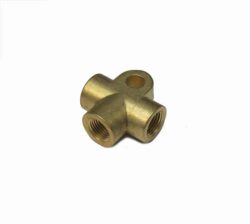 Brake Tee, Brass three way....#89-4140-0