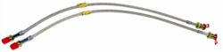 Stainless Steel Braided Teflon Brake Lines - Front Disc....#79-0203